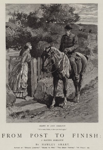 From Post to Finish, a Racing Romance by John Charlton